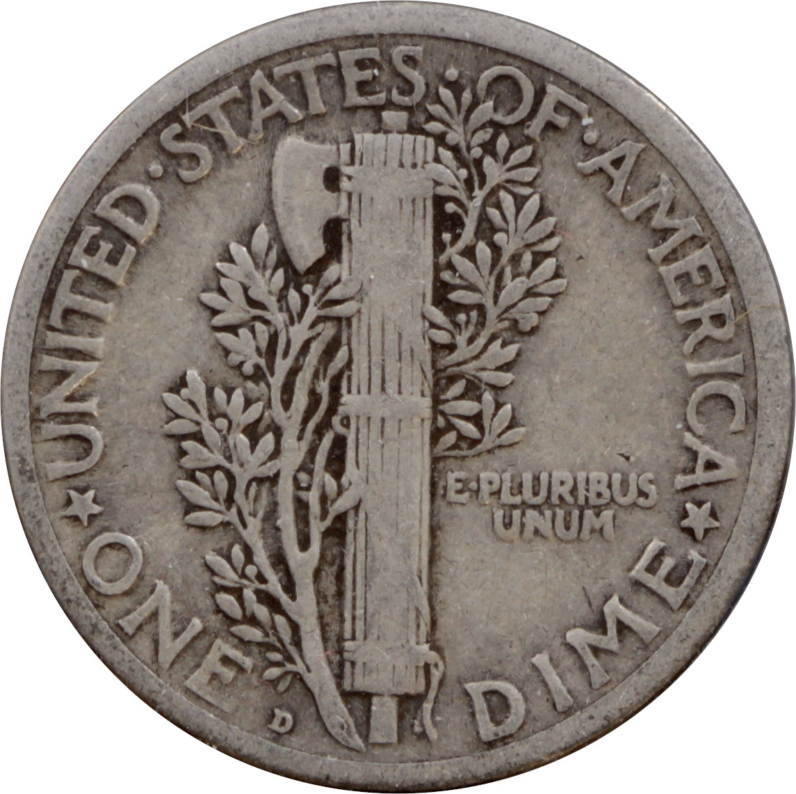 1885 USA Dime F-VF (F15)