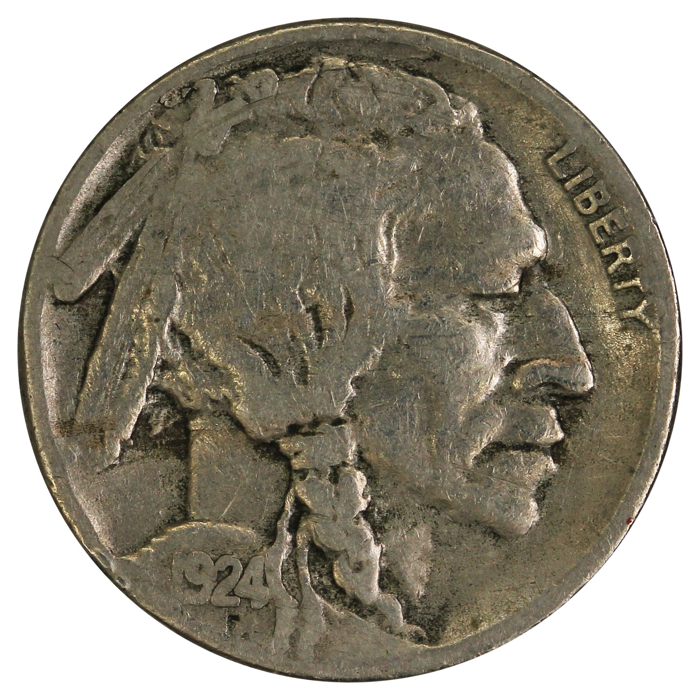 1924 S USA Nickel F-VF (F15) $
