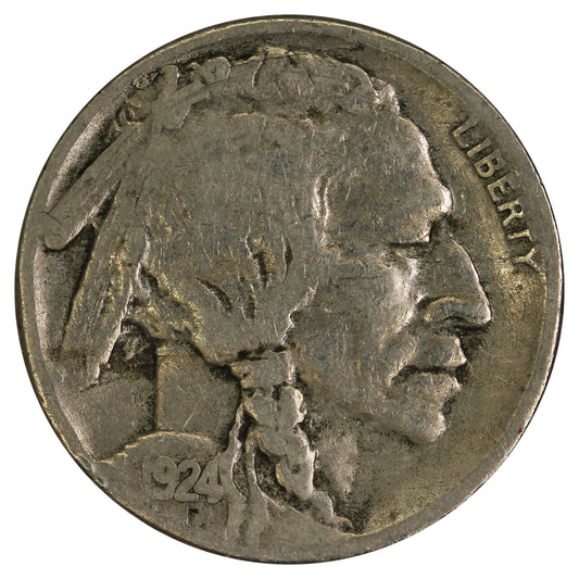 1924 S USA Nickel F-VF (F15) $