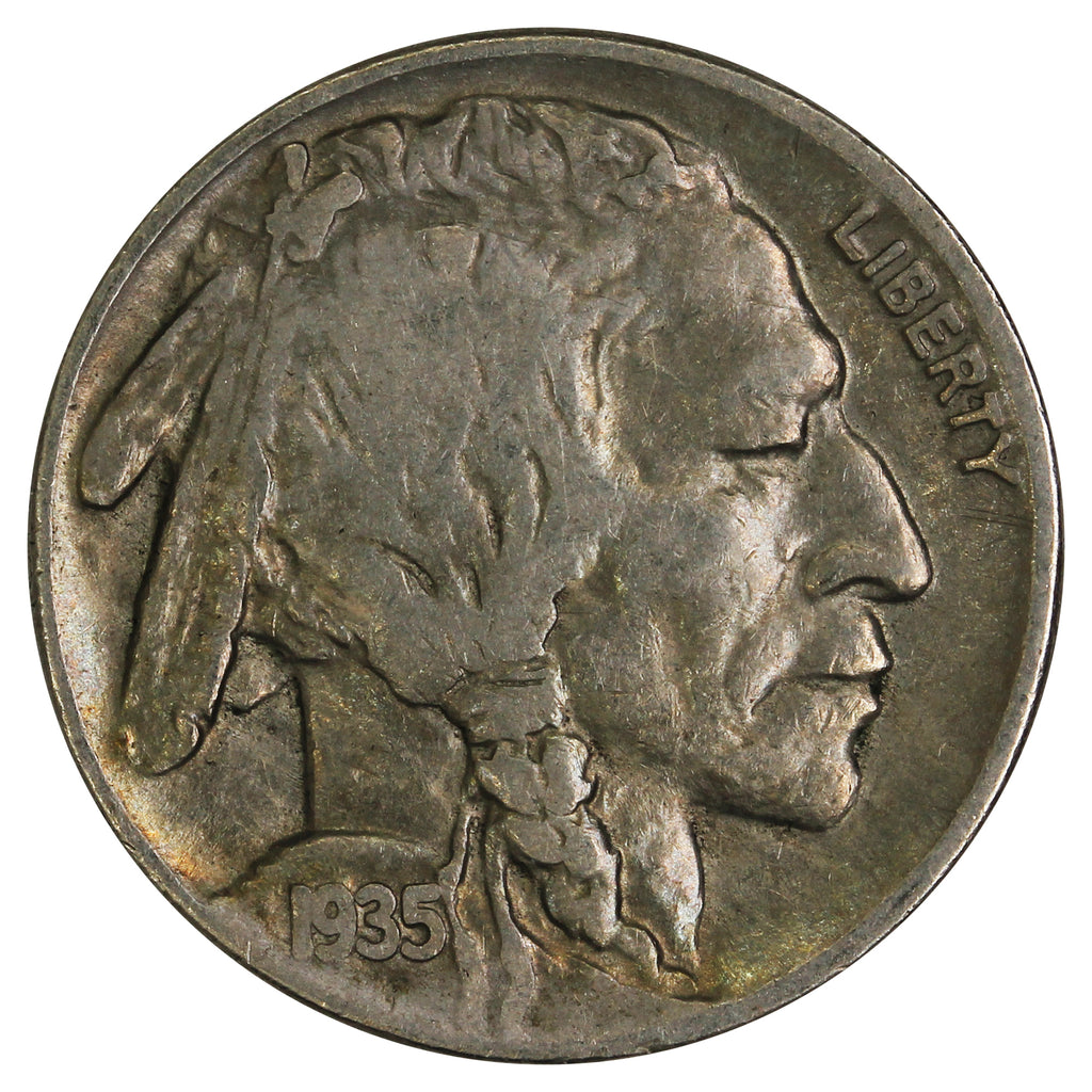 1935 Double Die Reverse USA Nickel Very Fine (VF20) $