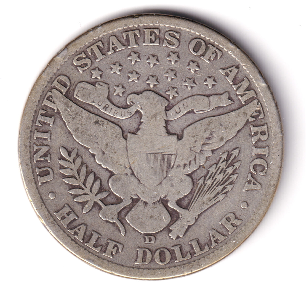 1908 D USA Half Dollar G-VG (G6)