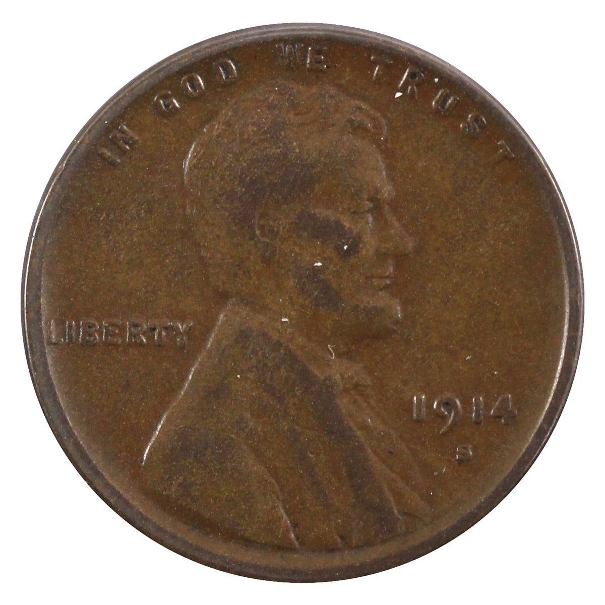 1914 S USA Cent VF-EF (VF30) $