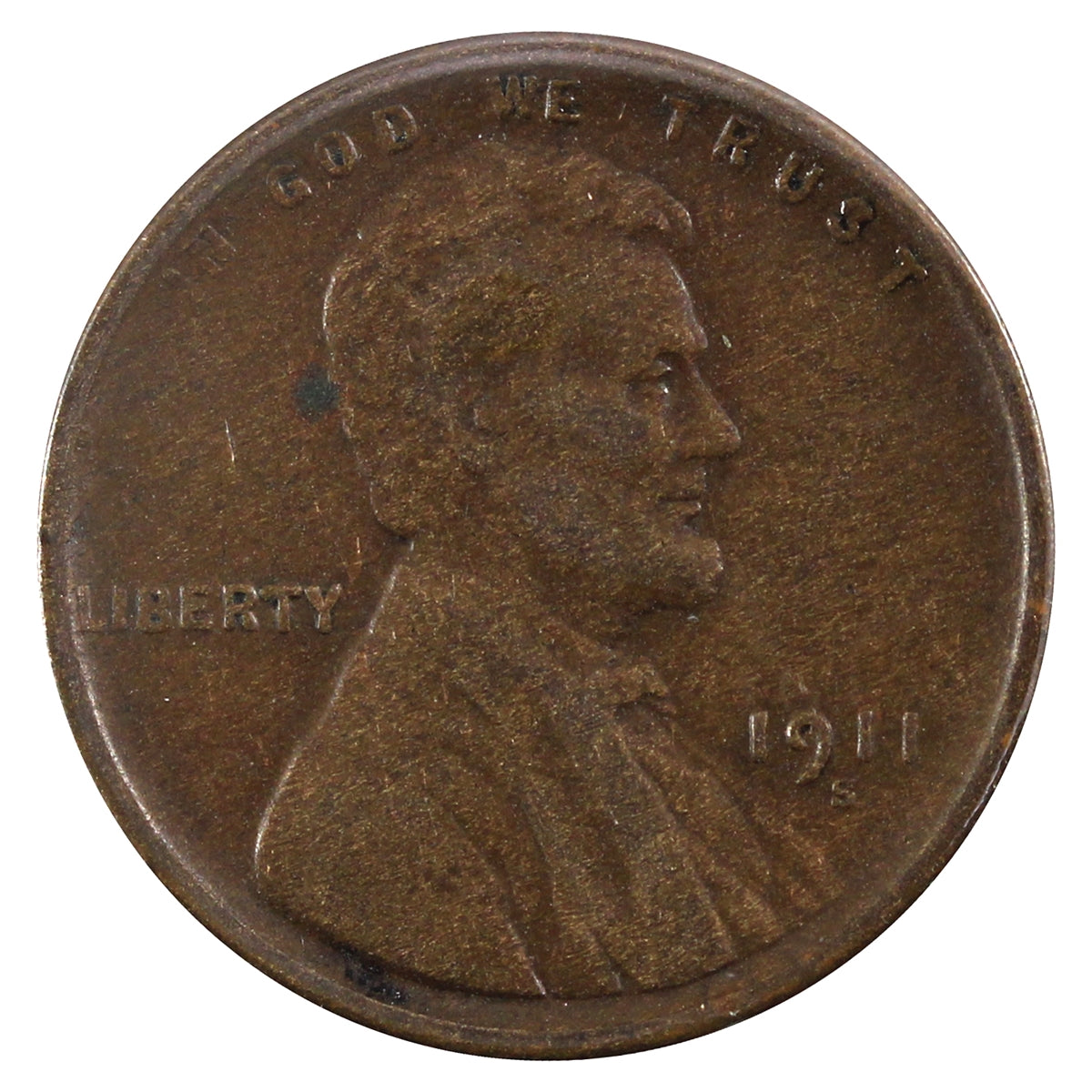 1911 S USA Cent VF-EF (VF30) $