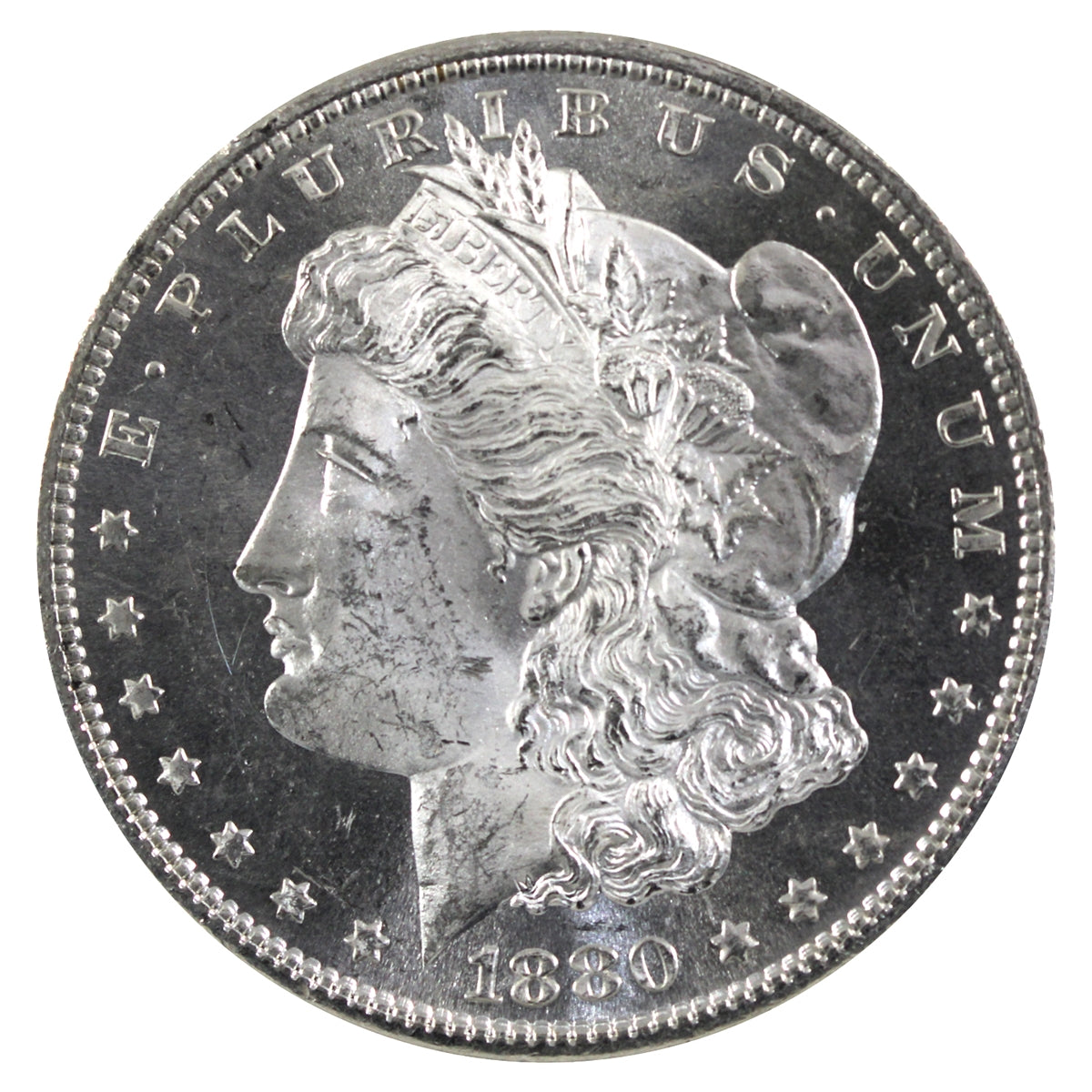 1880 S USA Dollar Brilliant Uncirculated Cameo (MS63) $