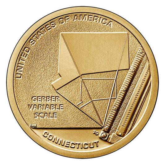 2020-D Connecticut USA American Innovation Dollar Brilliant Uncirculated (MS63)