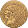 1915 USA $2.50 Gold Quarter Eagle Almost Uncirculated (AU50)