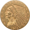 1915 USA $2.50 Gold Quarter Eagle EF-AU (EF45)