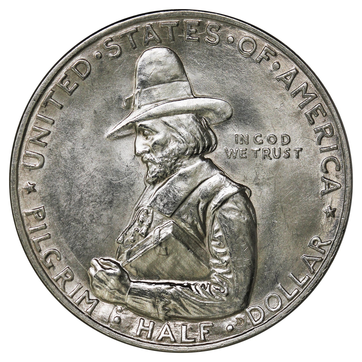1920 Pilgrim Tercentenary USA Half Dollar UNC+ (MS62) $