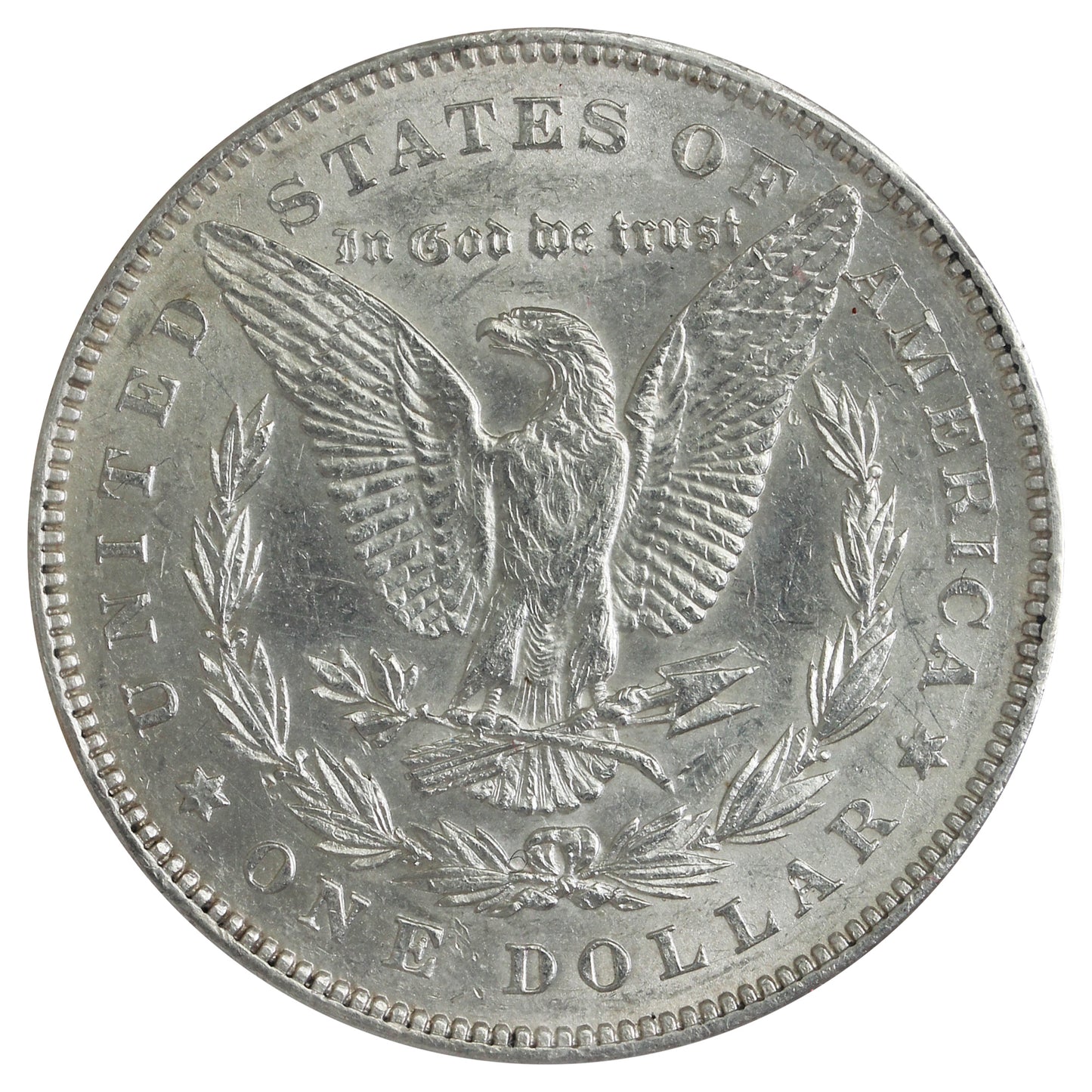 1878 7 Feathers 2nd Reverse USA Dollar ICCS Certified MS60