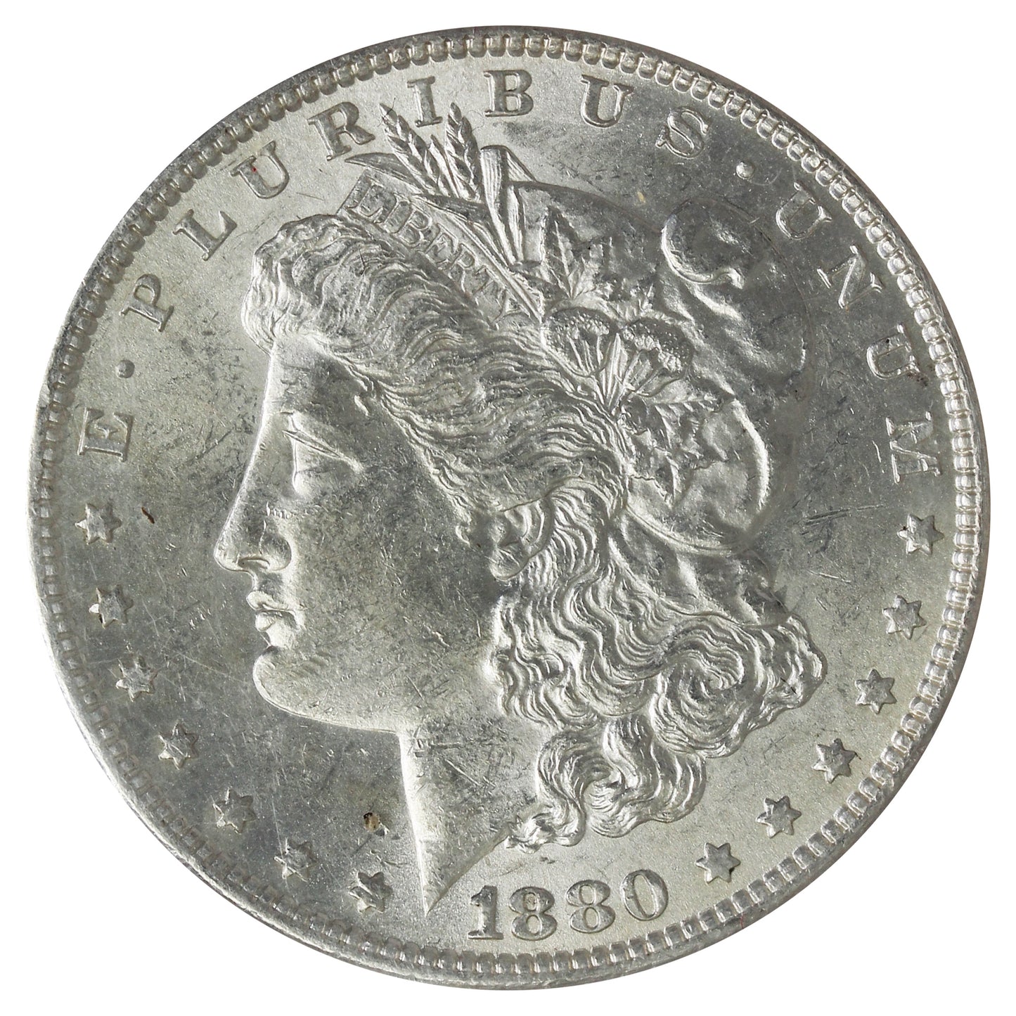 1880 O USA Dollar ICCS Certified MS60
