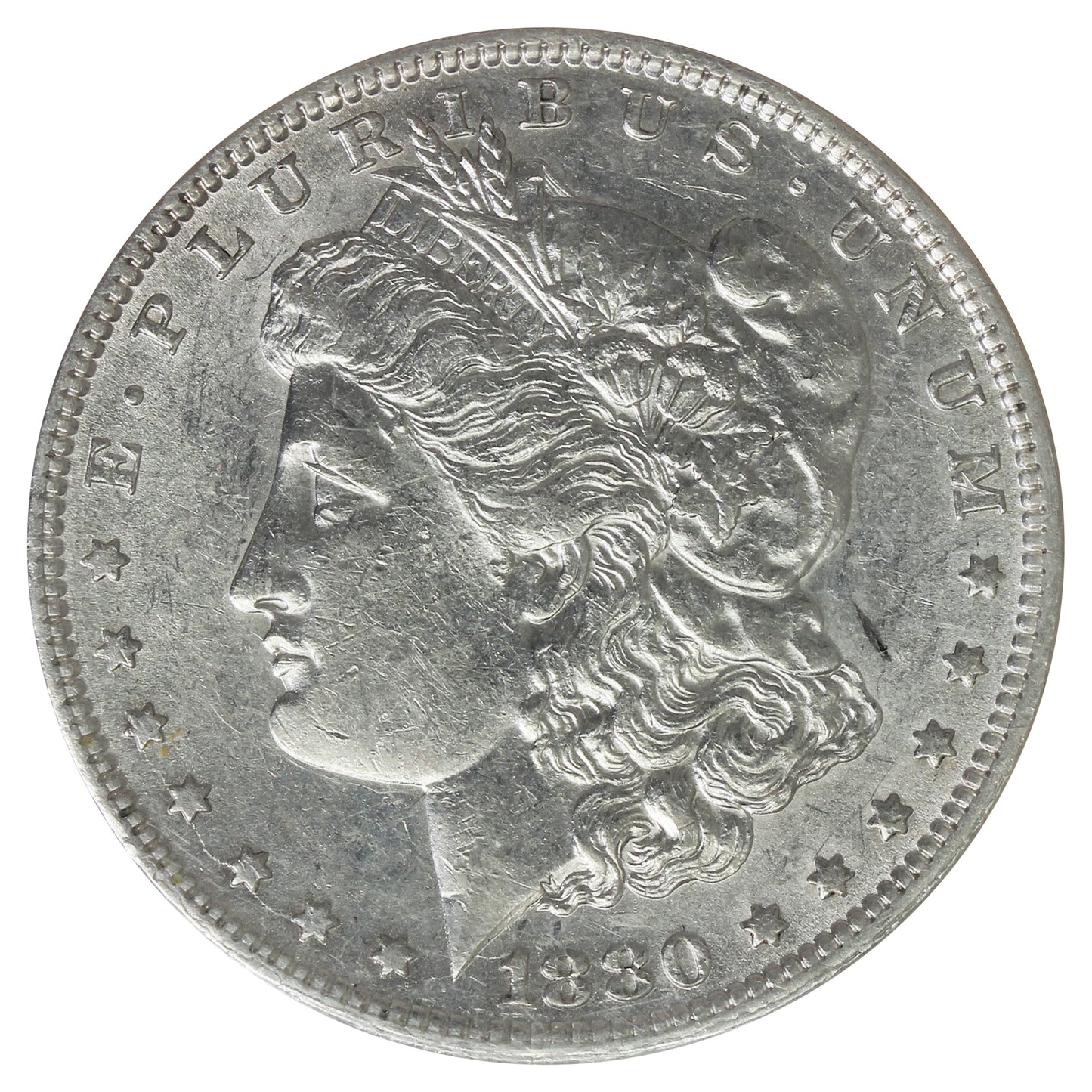 1880 O USA Dollar ICCS Certified AU55