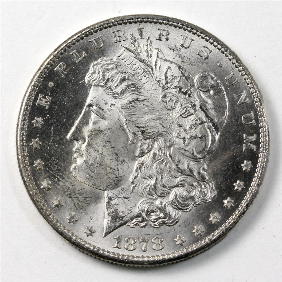 1878 S USA Dollar Choice Brilliant Uncirculated (MS64) $