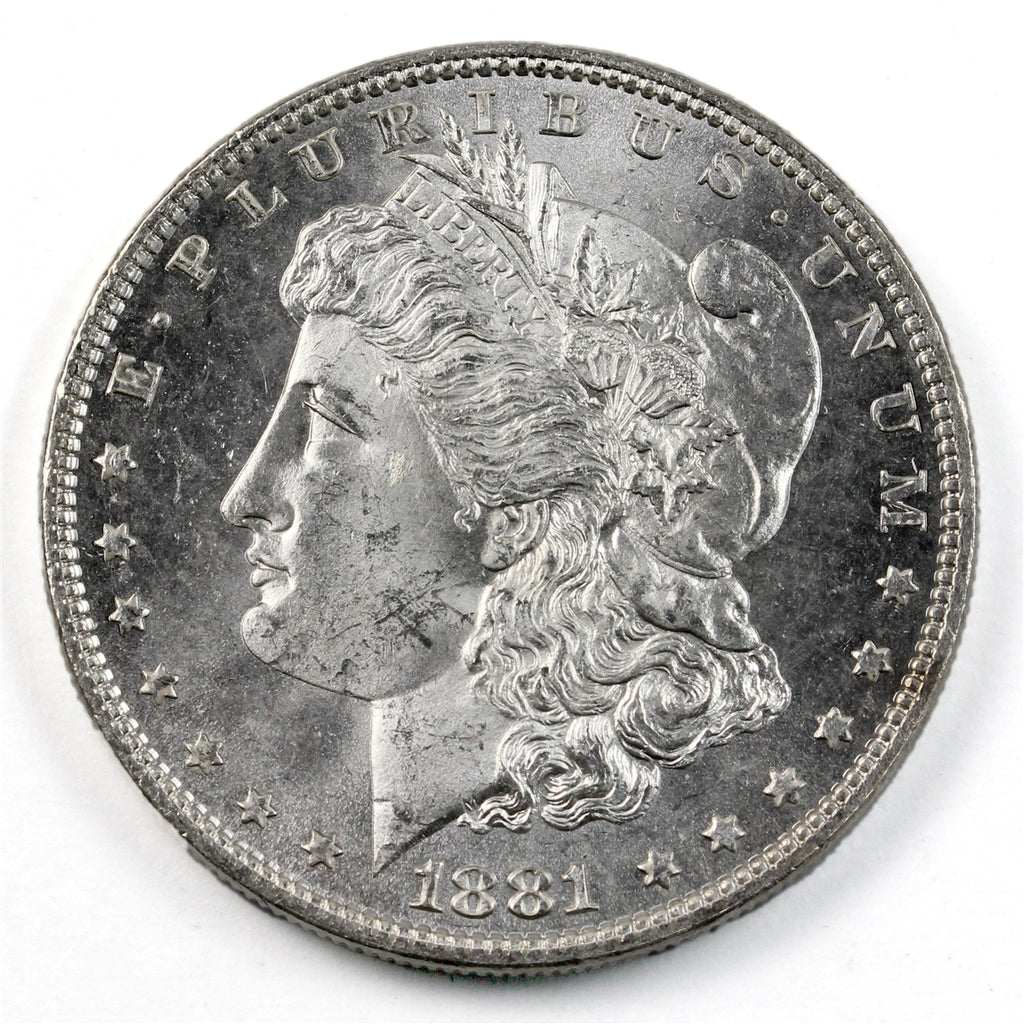 1881 USA Dollar Brilliant Uncirculated (MS63) $