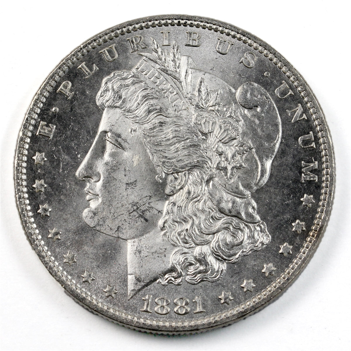 1881 USA Dollar Brilliant Uncirculated (MS63) $