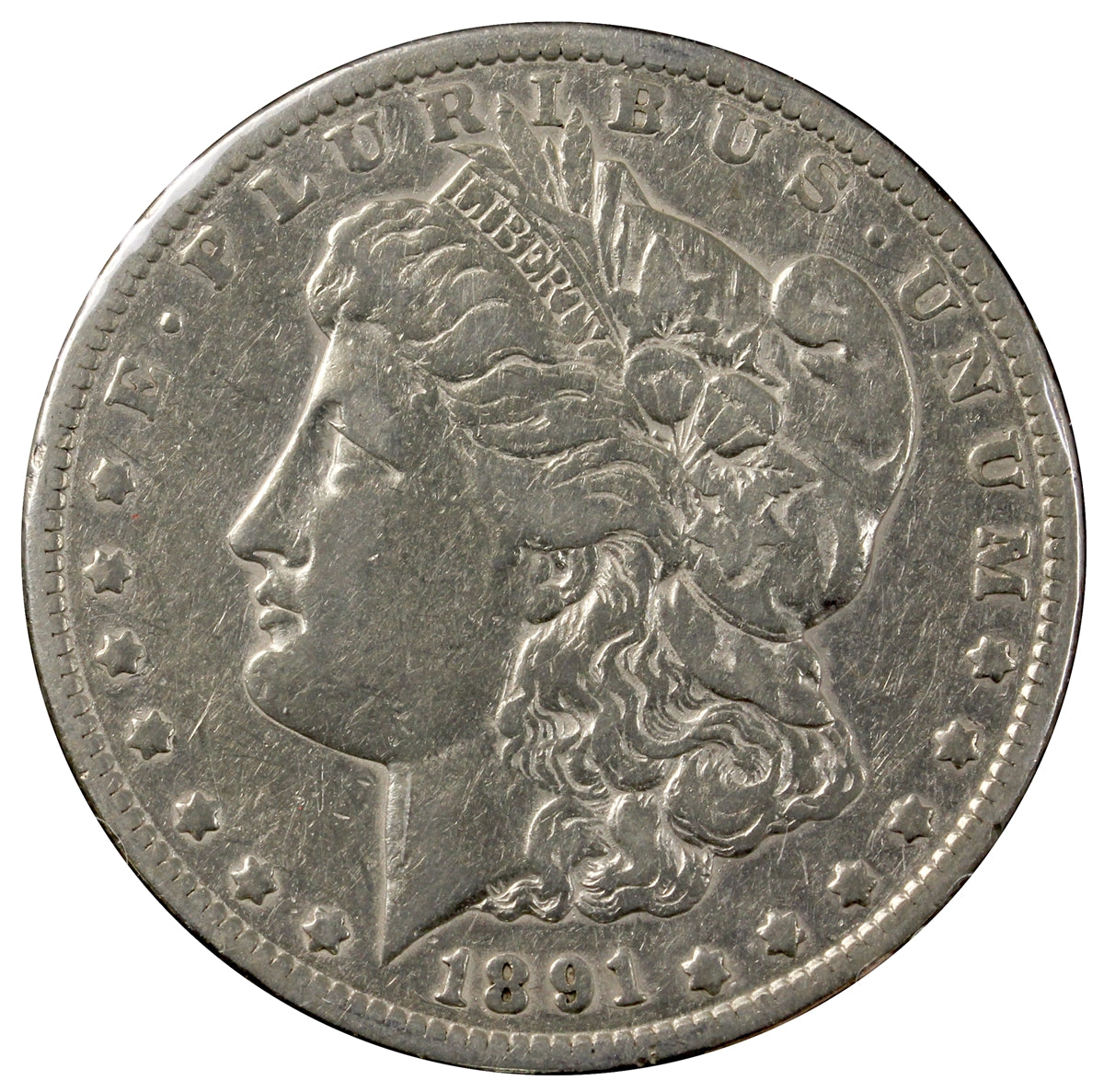 1891 S USA Dollar F-VF (F15)