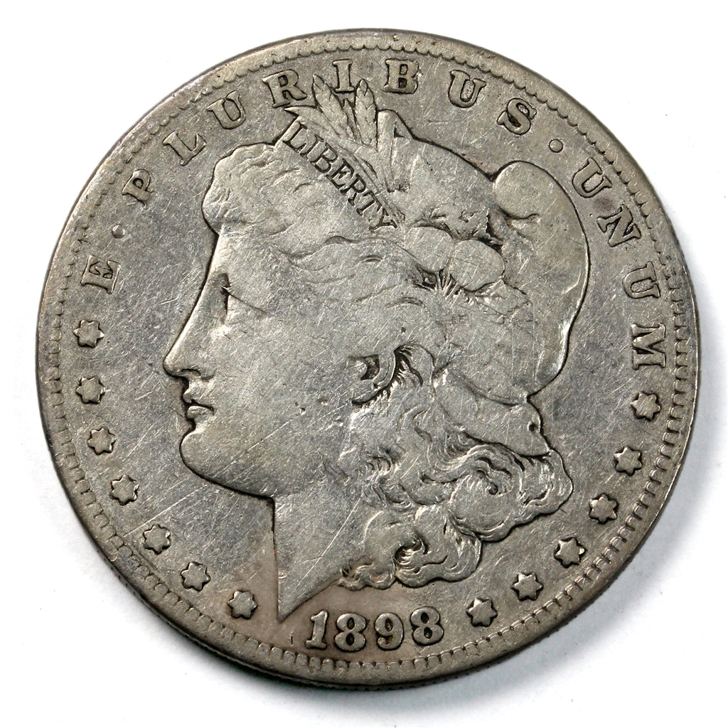 1898 S USA Dollar VG-F (VG10)