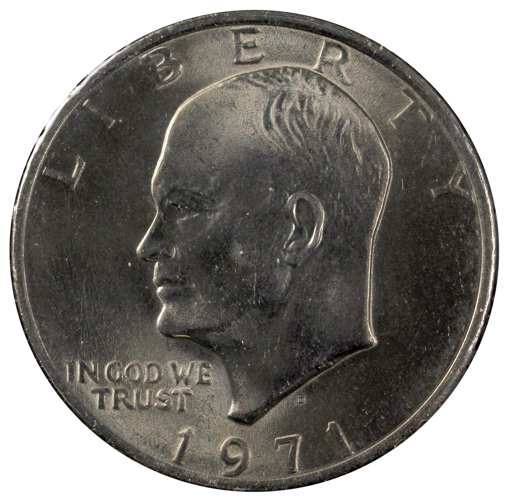 1971 D Eisenhower USA Dollar Choice Brilliant Uncirculated (MS64)