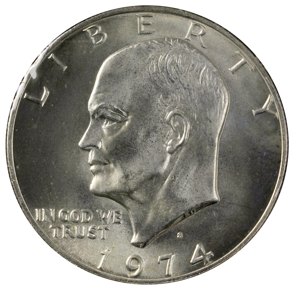 1974 S Silver Eisenhower USA Dollar Gem Brilliant Uncirculated (MS65)