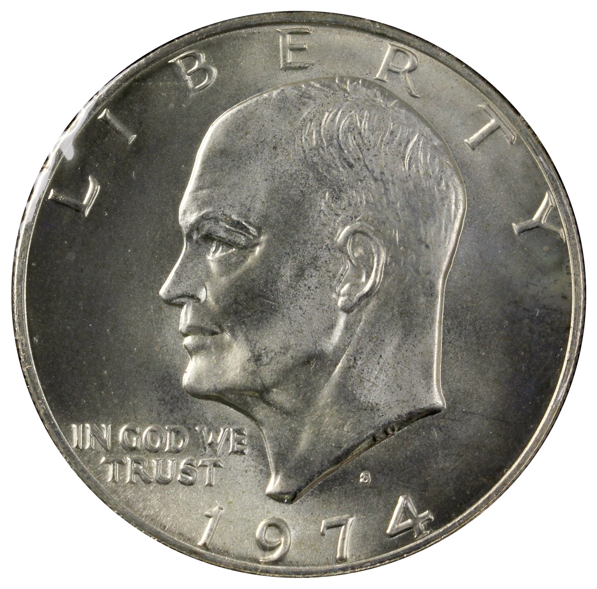 1974 S Silver Eisenhower USA Dollar Gem Brilliant Uncirculated (MS65)