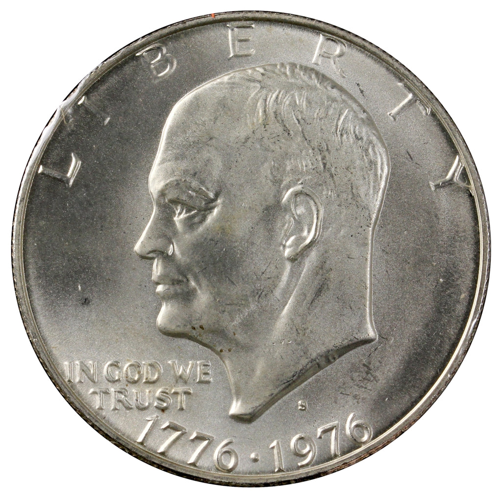 1976 S Eisenhower USA Dollar Choice Brilliant Uncirculated (MS64)