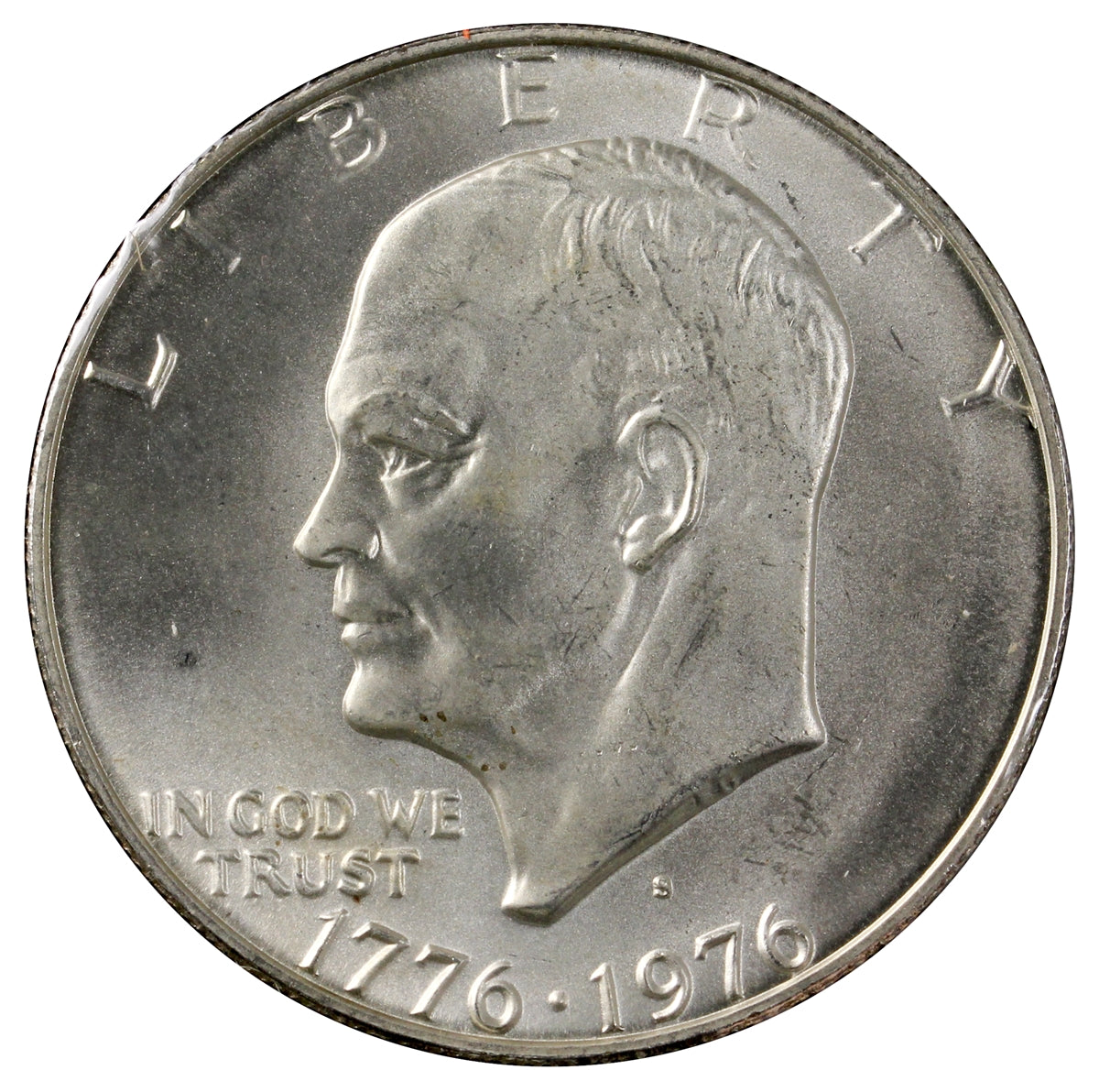 1976 S Eisenhower USA Dollar Choice Brilliant Uncirculated (MS64)