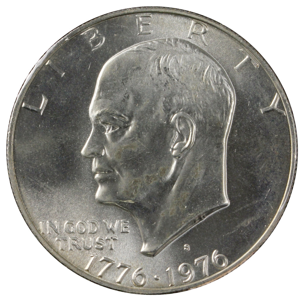 1976 S Silver Eisenhower USA Dollar Choice Brilliant Uncirculated (MS64)