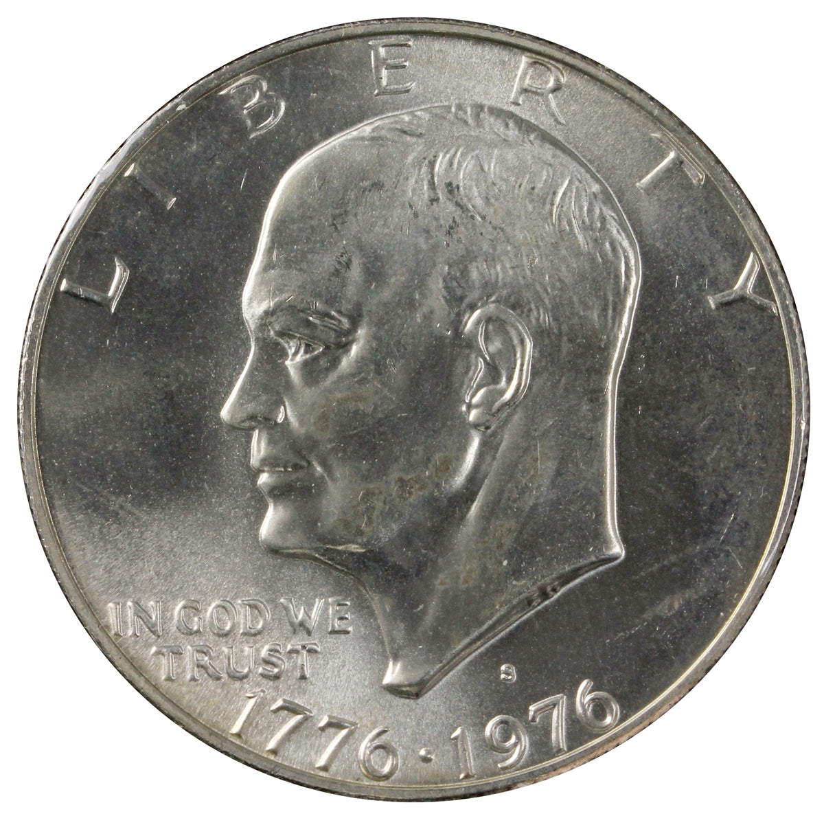 1976 S Silver Eisenhower USA Dollar Choice Brilliant Uncirculated (MS64)
