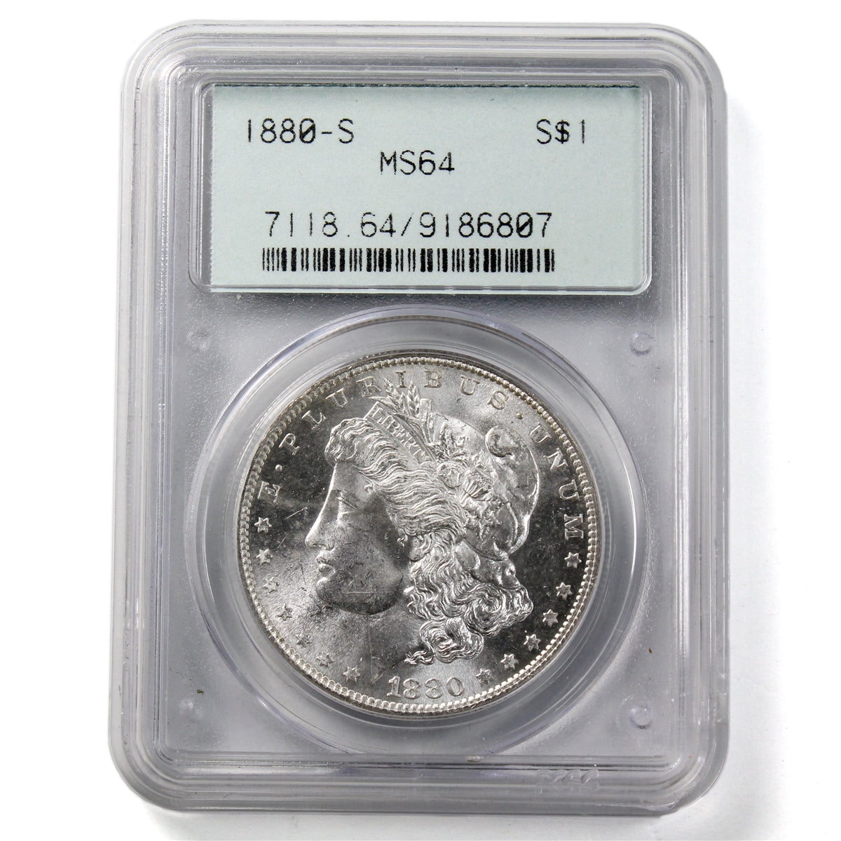 1880 S USA Dollar PCGS Certified MS64