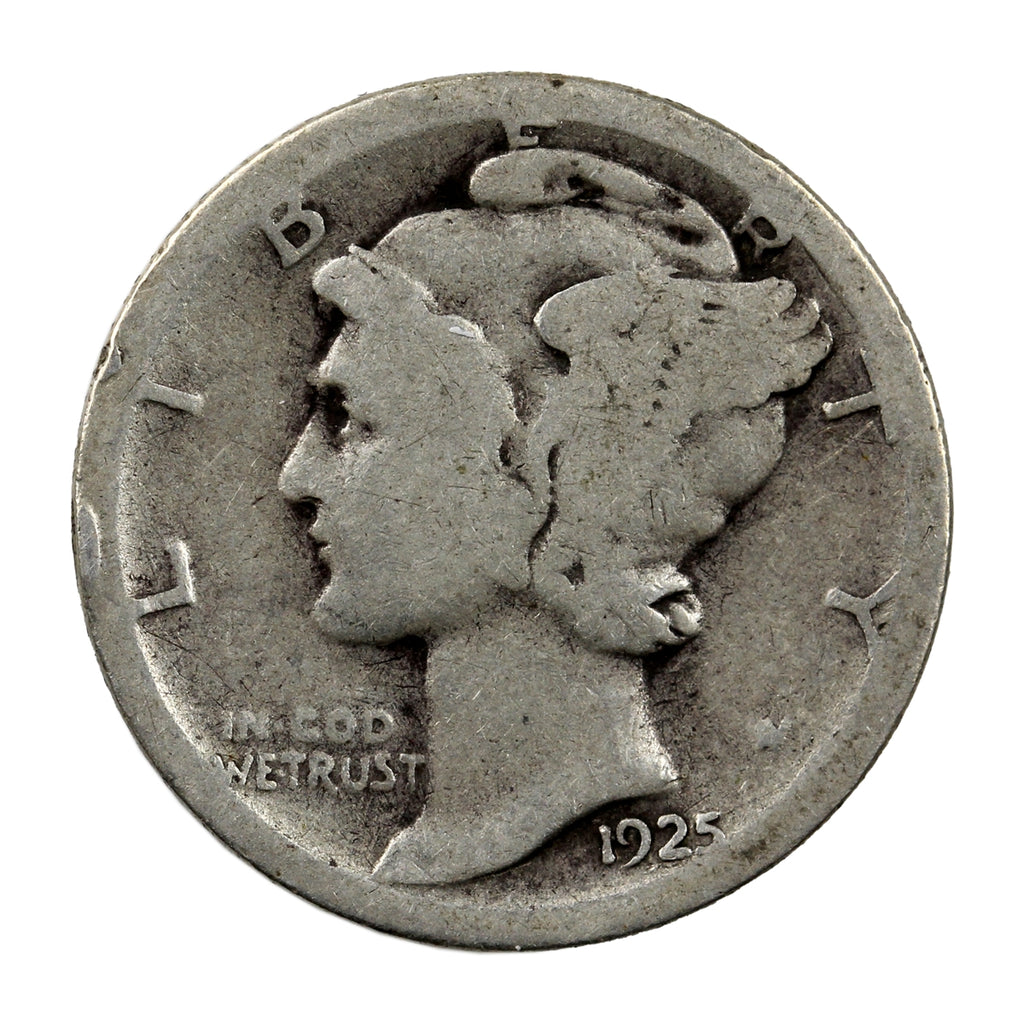 1925 S USA Dime Circulated