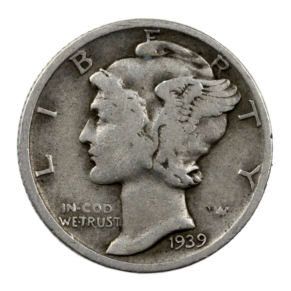 1939 S USA Dime Circulated