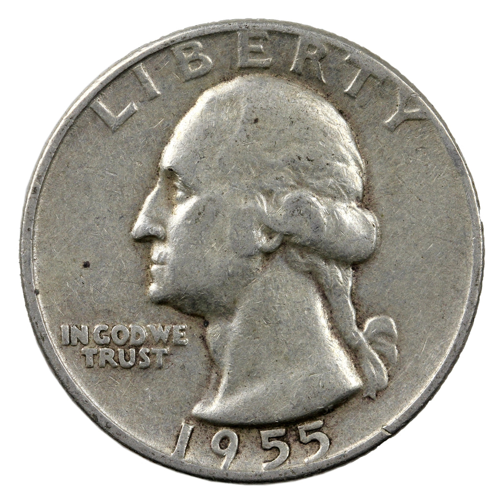 1955 D USA Quarter Circulated
