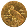 1909 USA $2.50 Gold Quarter Eagle EF-AU (EF45)