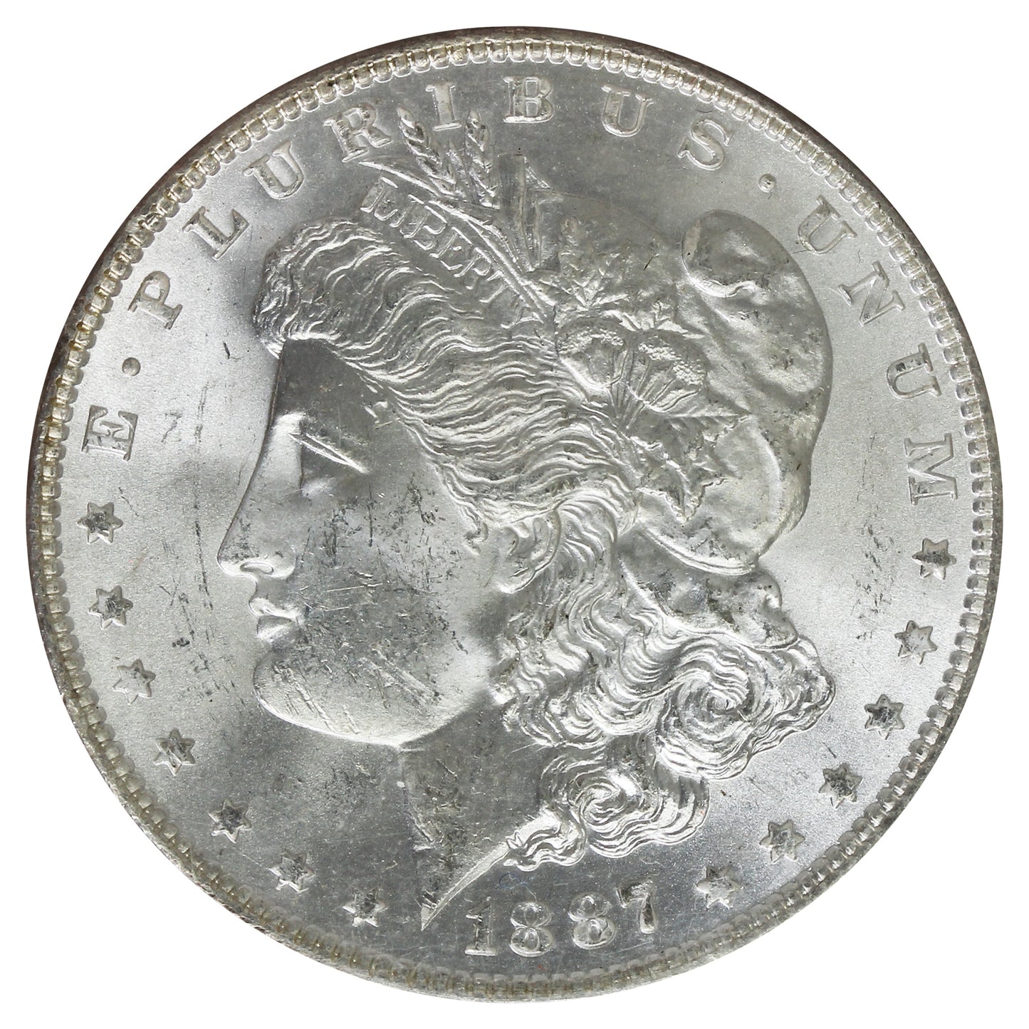 1887 USA Dollar ICCS Certified MS63