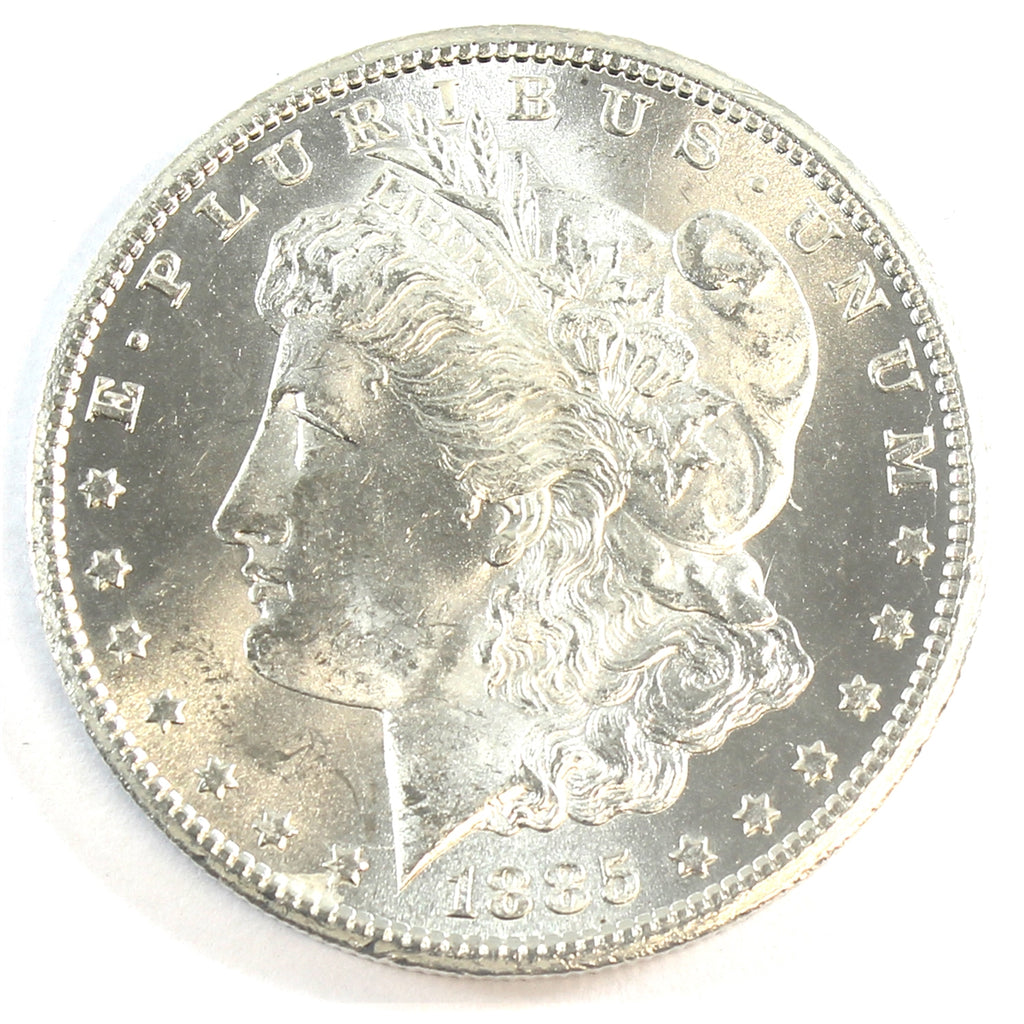 1885 CC USA Dollar Brilliant Uncirculated (MS63) $