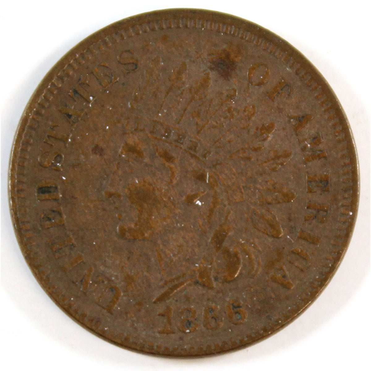 1866 USA Cent Extra Fine (EF40) $