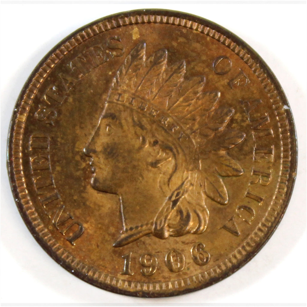 1906 USA Cent Brilliant Uncirculated (MS63) $