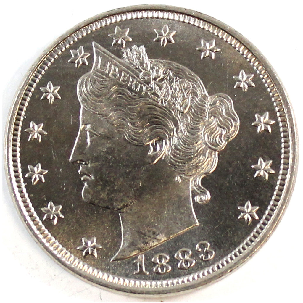 1883 No Cents USA Nickel Choice BU (MS64) $
