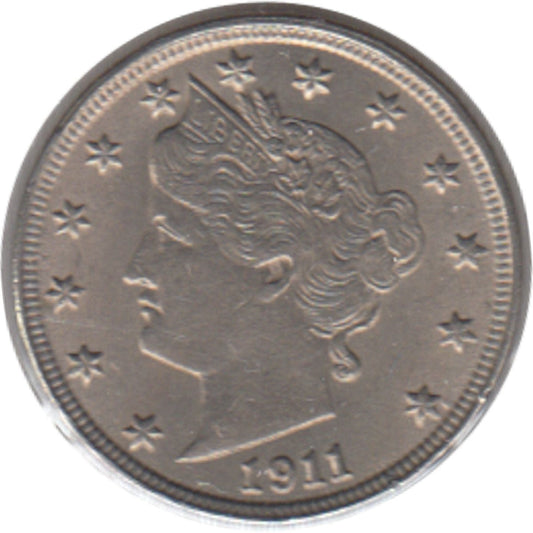 1911 USA Nickel AU-UNC (AU-55) $