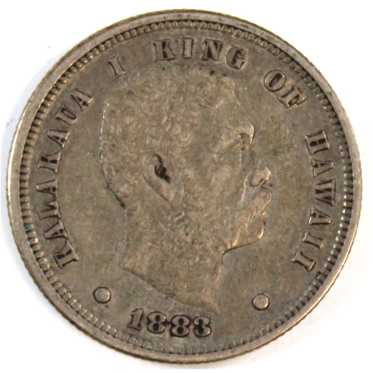 1883 Hawaii USA Dime Extra Fine (EF-40) $