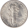 1943 D USA Dime Brilliant Uncirculated (MS63)