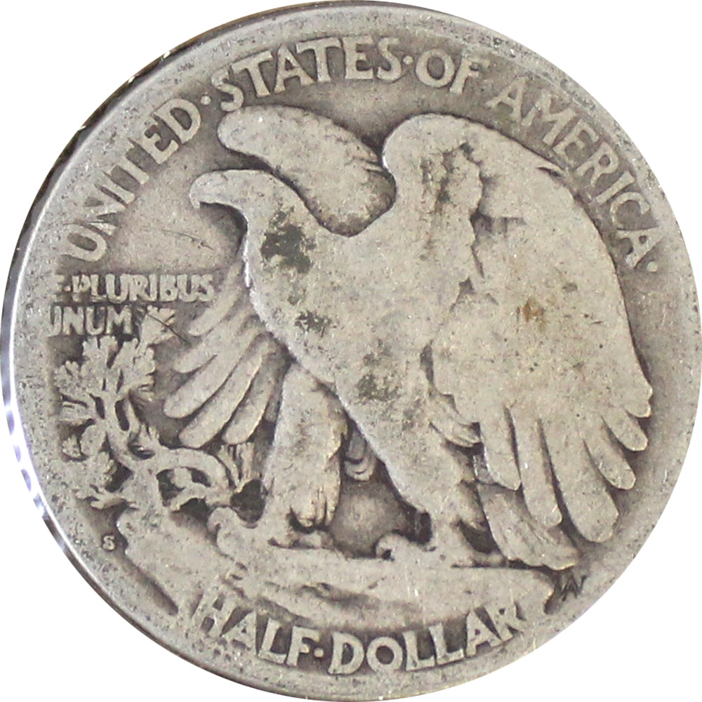 1917 S Reverse Mintmark USA Half Dollar Good (G4)