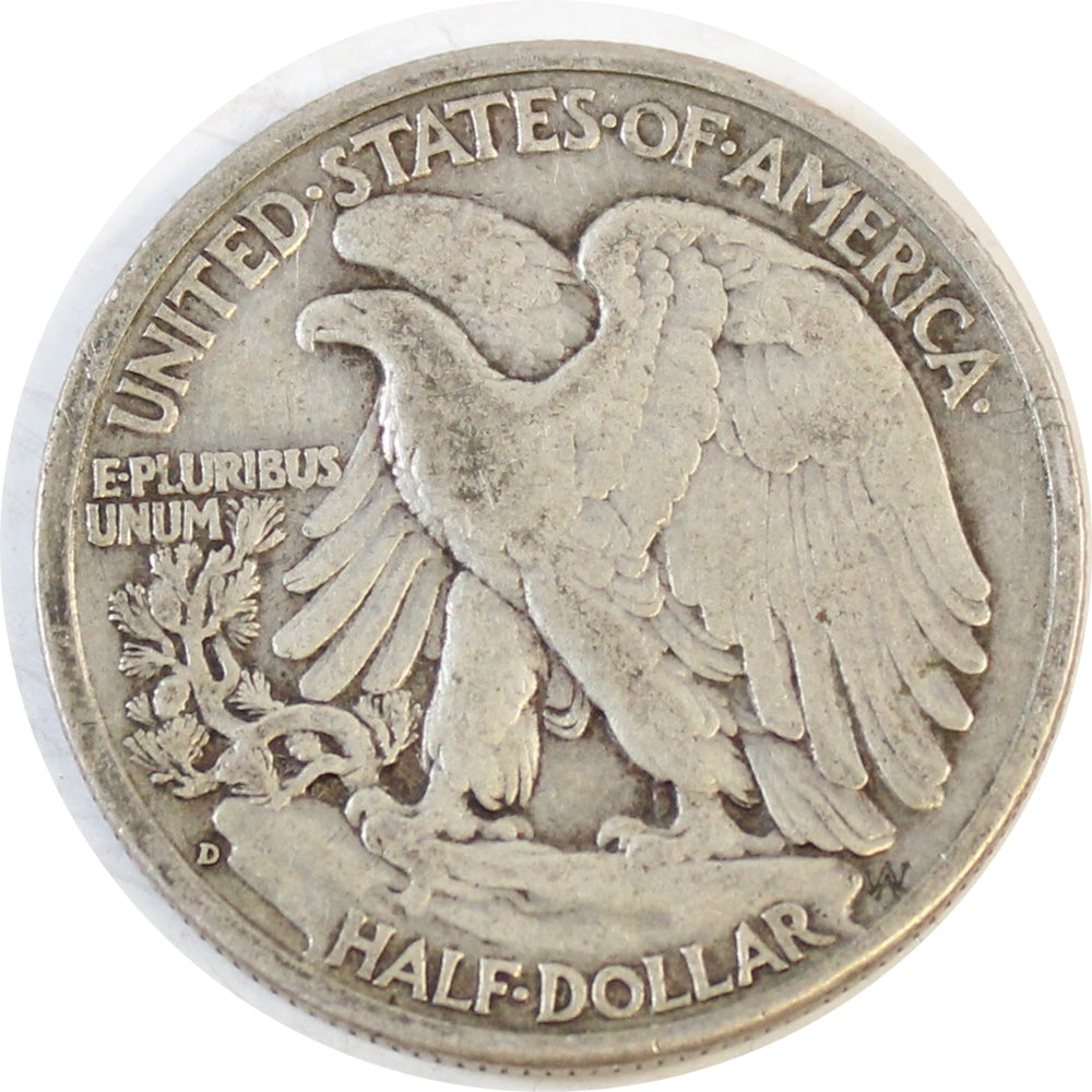 1942 D USA Half Dollar Circulated