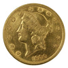 1900 S USA $20 Gold Double Eagle Almost Uncirculated (AU50) Heavy Scratch
