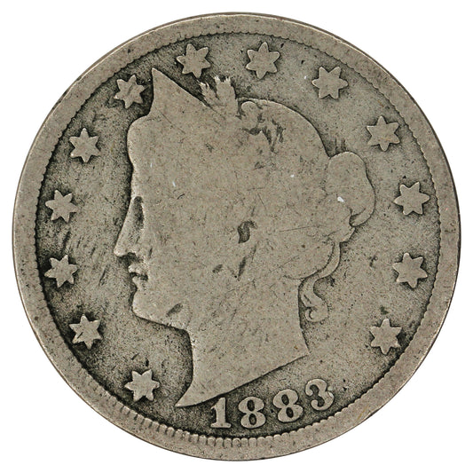 1883 No Cents USA Nickel Good (G4)