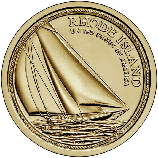2022 P Rhode Island USA American Innovation Dollar Uncirculated (MS60)