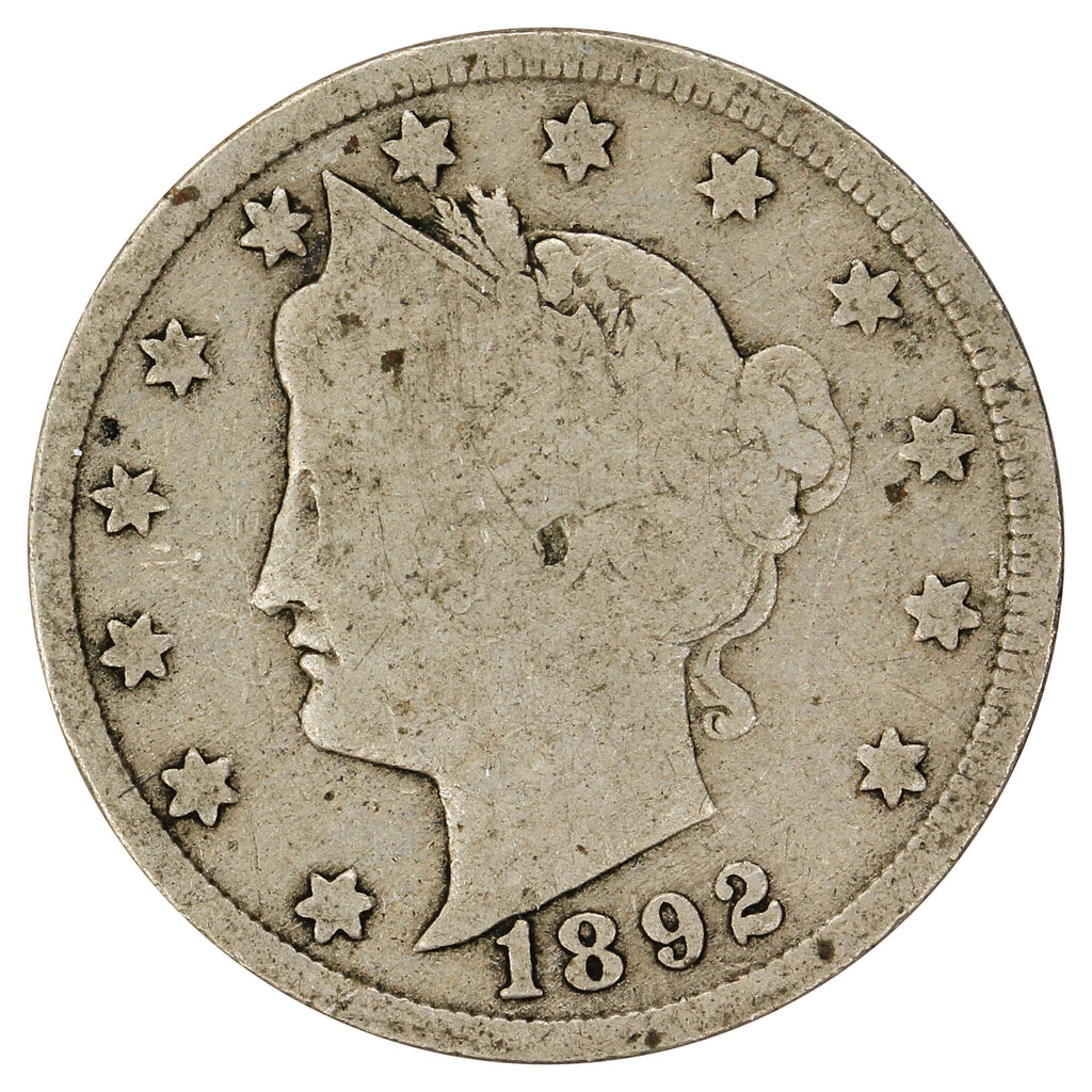 1892 USA Nickel Good (G4)