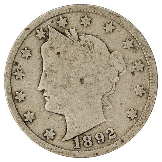 1892 USA Nickel Good (G4)
