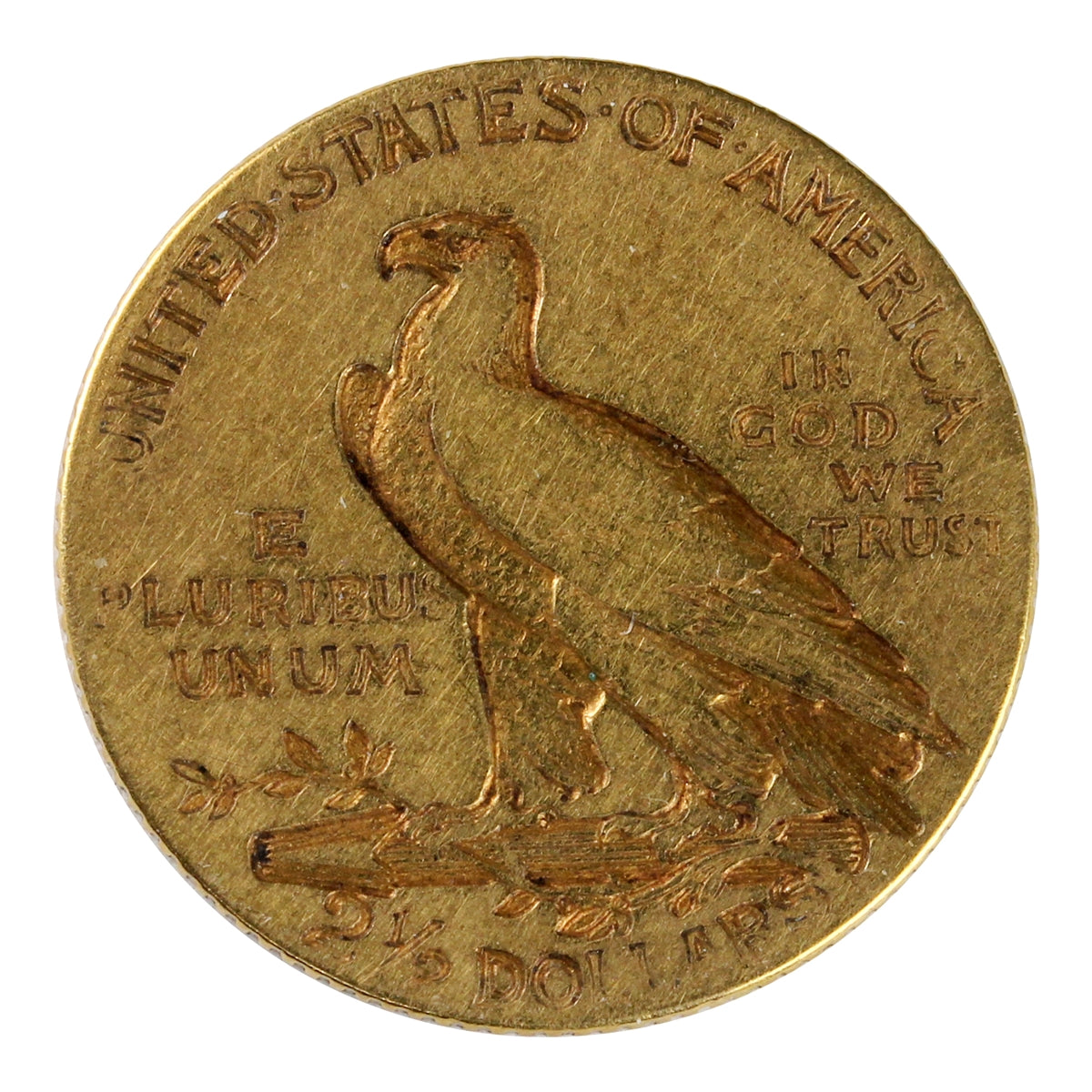 1908 USA $2.50 Gold Quarter Eagle F-VF (F15)