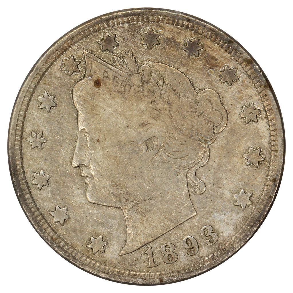 1893 USA Nickel F-VF (F15)