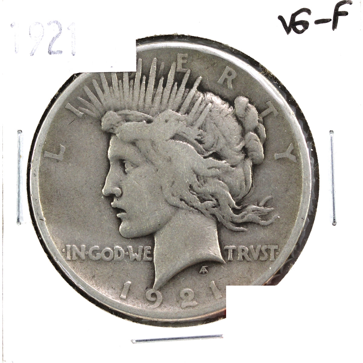 1921 USA Peace Dollar VG-F (VG10) $